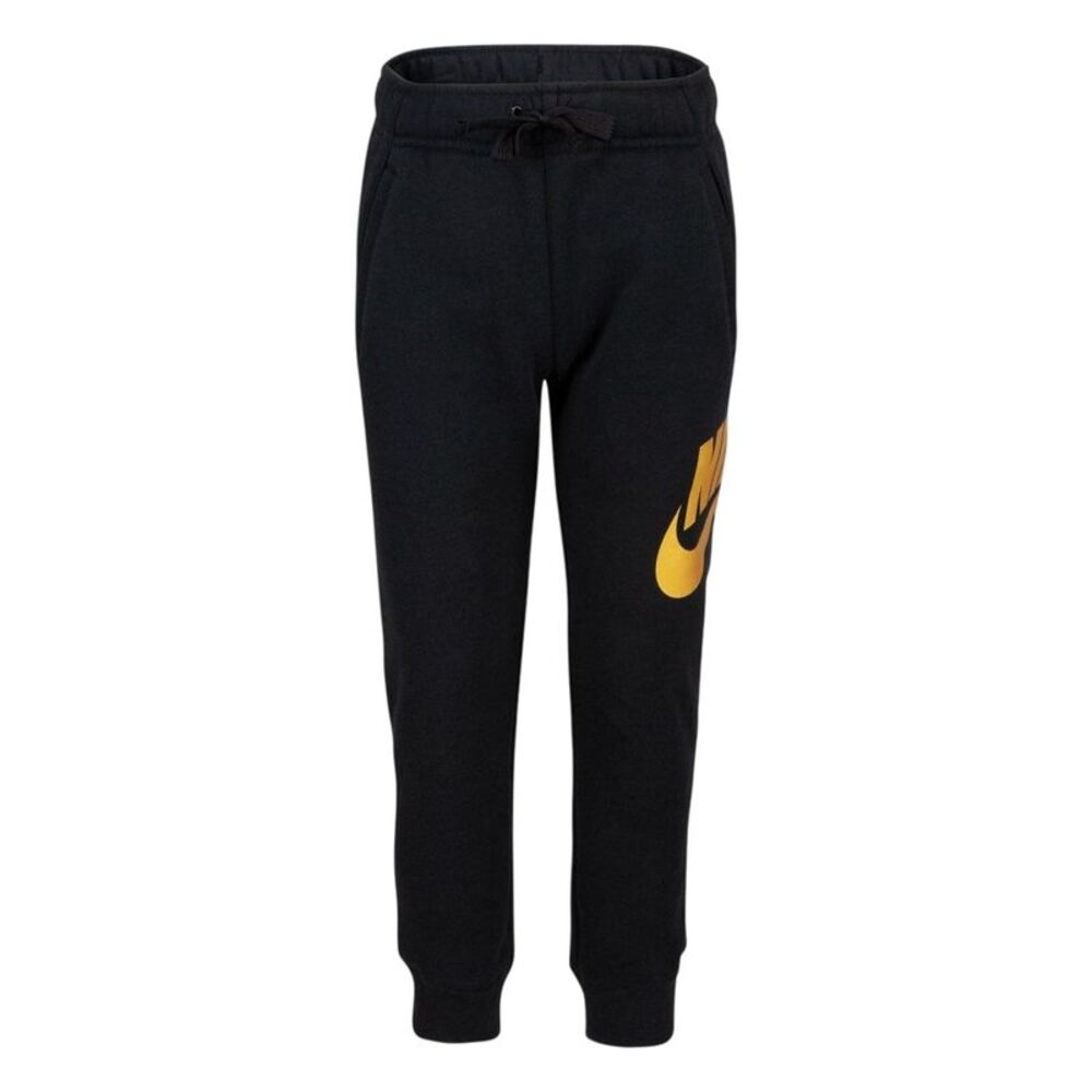 Nike Childrens/Kids Club Joggers / Black/Gold